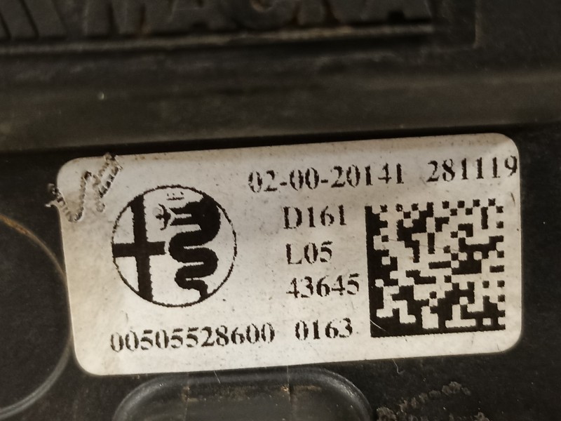 Recambio de bomba agua para alfa romeo stelvio (630) quadrifoglio 4wd referencia OEM IAM 505528600 50552860 