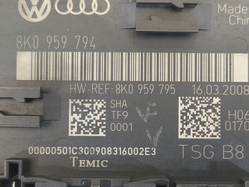 Recambio de modulo confort para audi a4 avant (8k5) (2008) básico quattro referencia OEM IAM 8K0959794 8K0959795 