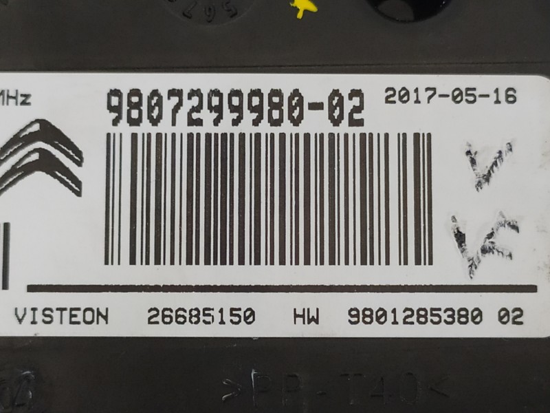 Recambio de modulo electronico para citroën ds4 desire referencia OEM IAM 9807299980  