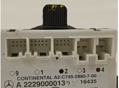 Recambio de modulo confort para mercedes-benz clase c cabrio (bm 205)(6.2016) c 43 amg 4matic (205.464) referencia OEM IAM A2229 2