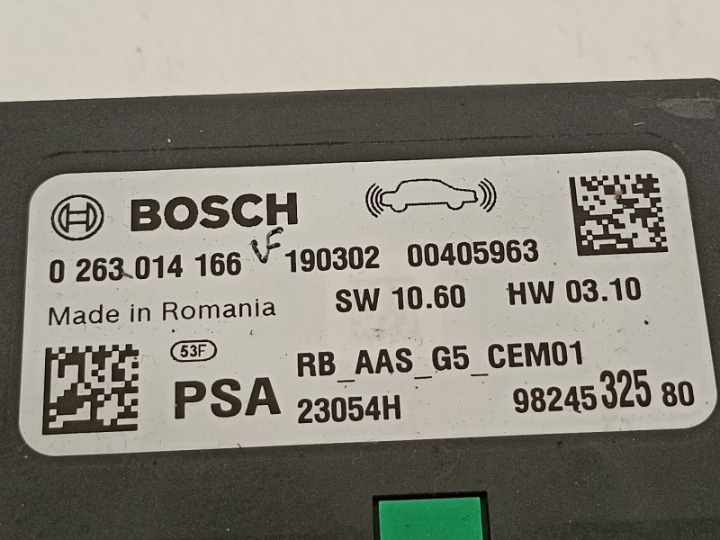 Recambio de modulo electronico para peugeot 308 referencia OEM IAM 9824532580  