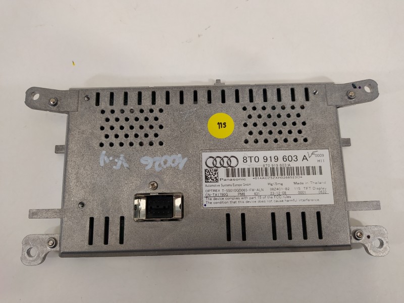 Recambio de pantalla multifuncion para audi q5 (8r) 2.0 tfsi (155kw) referencia OEM IAM 8T0919603A  