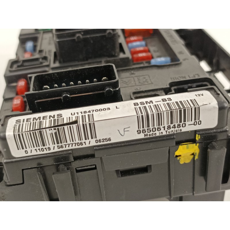 Recambio de caja reles / fusibles para citroën xsara picasso 1.6 hdi 110 exclusive referencia OEM IAM 9650618480  