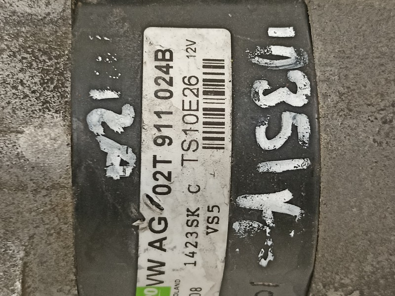 Recambio de motor arranque para seat ibiza sc (6j1) 25 aniversario referencia OEM IAM 02T911024B  