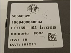 Recambio de modulo electronico para alfa romeo stelvio (630) quadrifoglio 4wd referencia OEM IAM 50560322   2