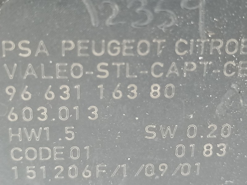 Recambio de sensor de aparcamiento para citroën c6 básico referencia OEM IAM 9663116380  