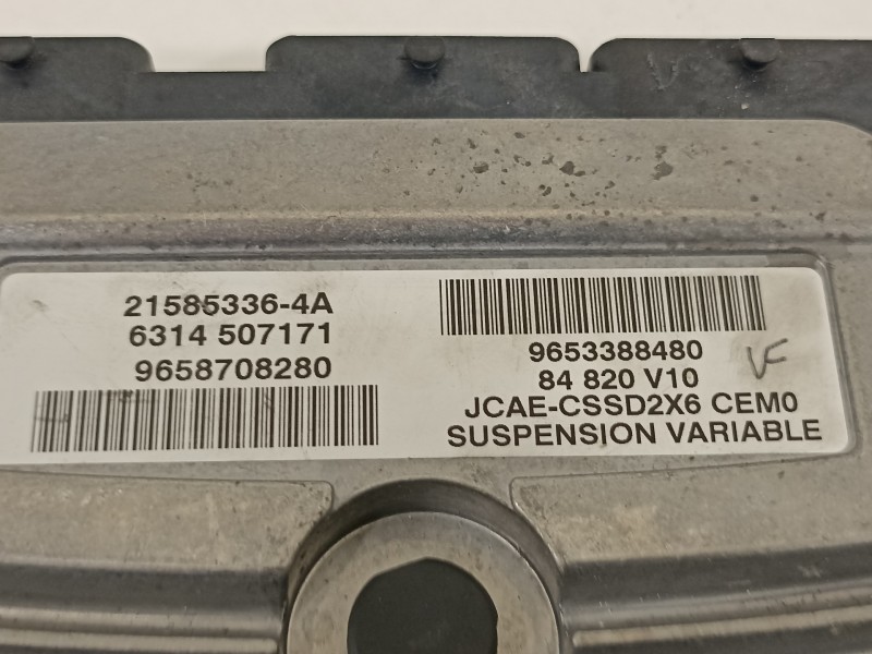 Recambio de centralita suspension para citroën c6 básico referencia OEM IAM 9658708280 9653388480 
