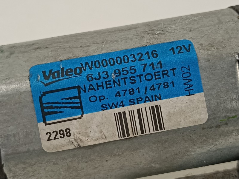 Recambio de motor limpia trasero para seat ibiza sc (6j1) 25 aniversario referencia OEM IAM 6J3955711  