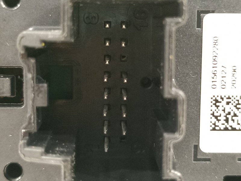 Recambio de mando elevalunas delantero derecho para alfa romeo stelvio (630) quadrifoglio 4wd referencia OEM IAM 1561092280 1561