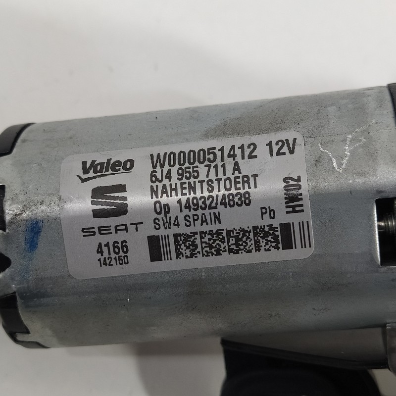 Recambio de motor limpia trasero para seat ibiza (6p1) reference referencia OEM IAM 6J4955711A  