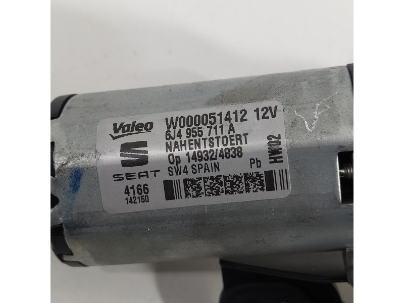 Recambio de motor limpia trasero para seat ibiza (6p1) reference referencia OEM IAM 6J4955711A  