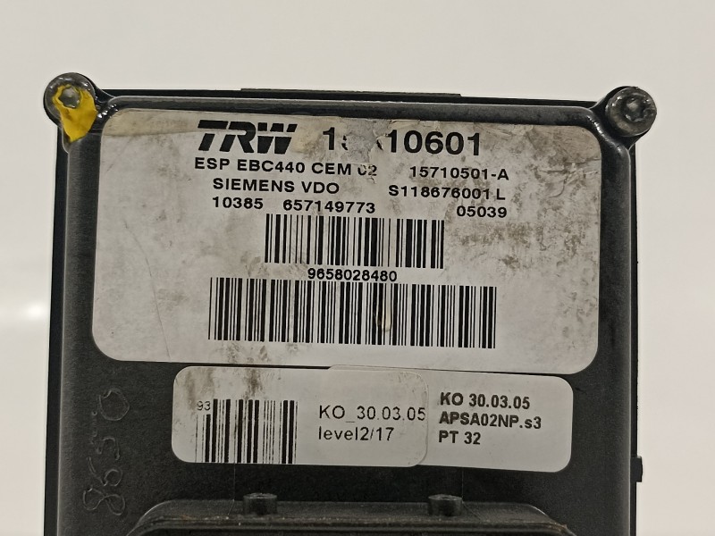 Recambio de abs para peugeot 407 st confort referencia OEM IAM 9658028480  