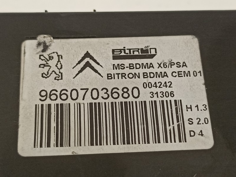 Recambio de modulo electronico para citroën c6 básico referencia OEM IAM 9660703680  