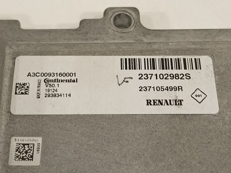 Recambio de centralita motor uce para dacia sandero comfort referencia OEM IAM 237102982S 237105499R 