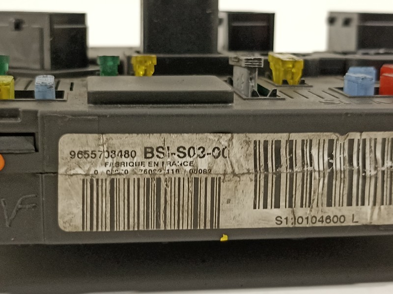 Recambio de caja reles / fusibles para peugeot 407 st confort referencia OEM IAM 9655708480  