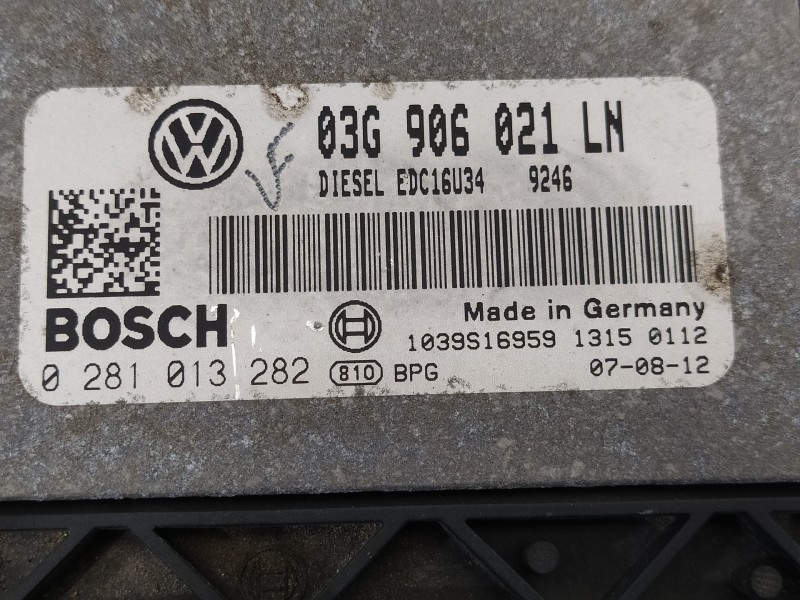 Recambio de centralita motor uce para seat altea (5p1) reference referencia OEM IAM 03G906021LN 0281013282 