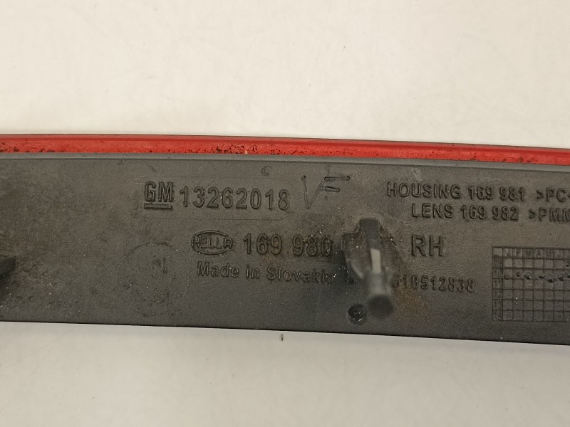 Recambio de piloto trasero derecho paragolpes para opel astra j lim. cosmo referencia OEM IAM 13262018  