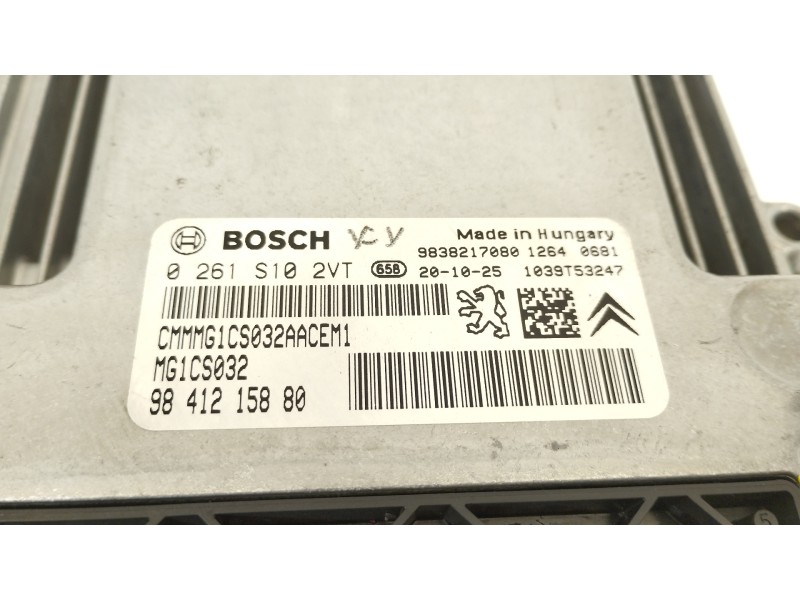 Recambio de centralita motor uce para peugeot 208 (2020) n208 active referencia OEM IAM 9841215880 0261S102VT 9838217080
