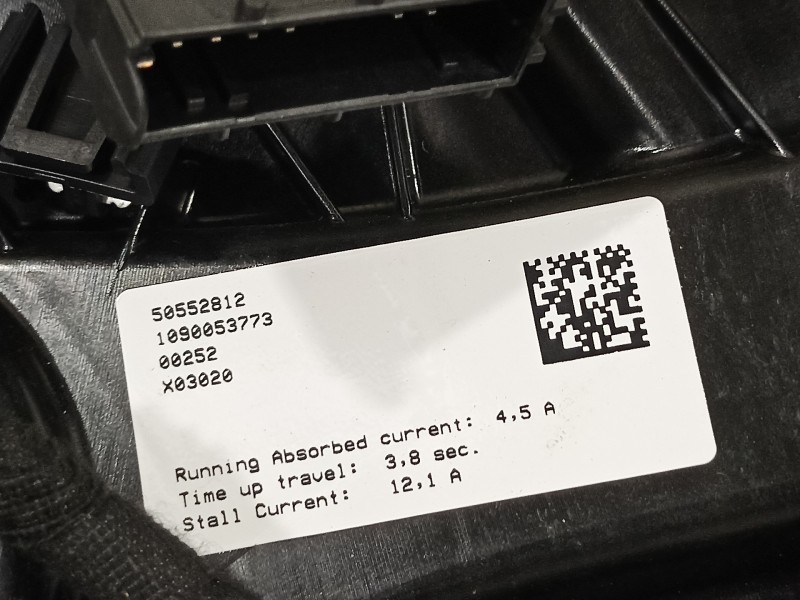 Recambio de elevalunas trasero izquierdo para alfa romeo stelvio (630) quadrifoglio 4wd referencia OEM IAM 6000626610 6000626612