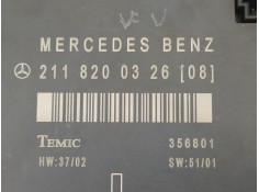 Recambio de modulo confort para mercedes-benz clase e (w211) berlina e 320 cdi (211.026) referencia OEM IAM 2118200326   2