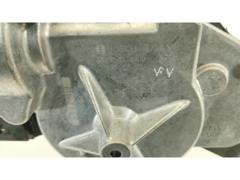 Recambio de motor limpia trasero para peugeot 208 (2020) n208 active referencia OEM IAM 9819900080 0390205114 