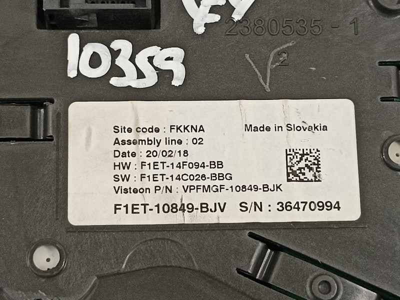 Recambio de cuadro instrumentos para ford focus lim. titanium referencia OEM IAM F1ET10849BJV  