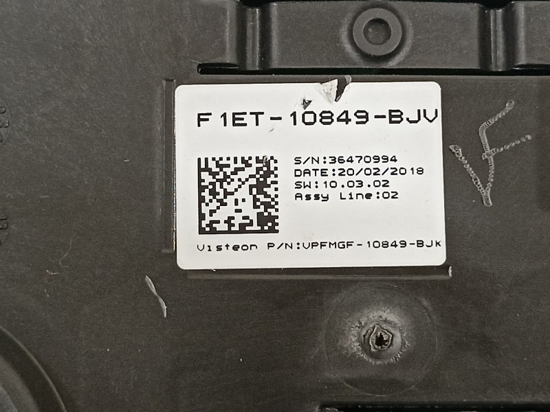 Recambio de cuadro instrumentos para ford focus lim. titanium referencia OEM IAM F1ET10849BJV  