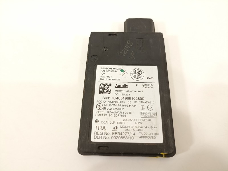 Recambio de sensor para alfa romeo stelvio (630) quadrifoglio 4wd referencia OEM IAM 50553851  