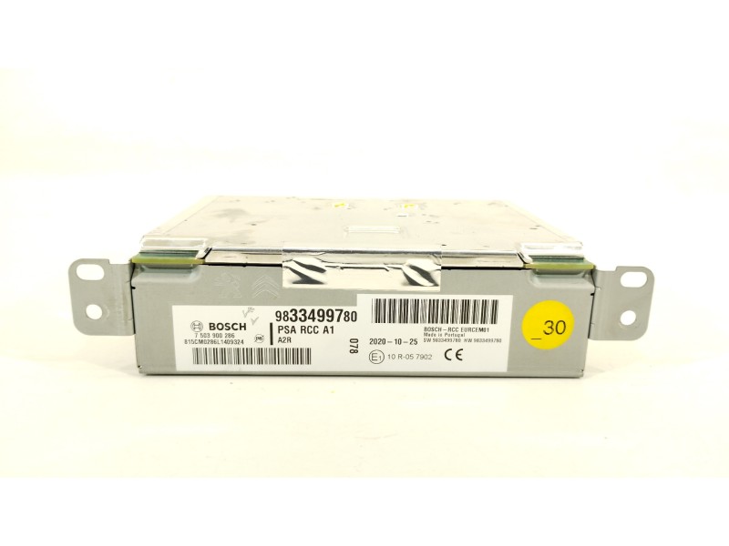 Recambio de sistema navegacion gps para peugeot 208 (2020) n208 active referencia OEM IAM 9833499780 7503900286 