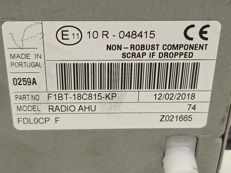 Recambio de sistema audio / radio cd para ford focus lim. titanium referencia OEM IAM F1BT18C815KP  