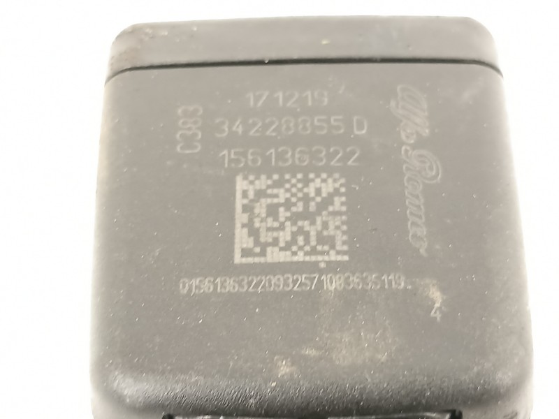 Recambio de cinturon seguridad trasero para alfa romeo stelvio (630) quadrifoglio 4wd referencia OEM IAM 156136322  
