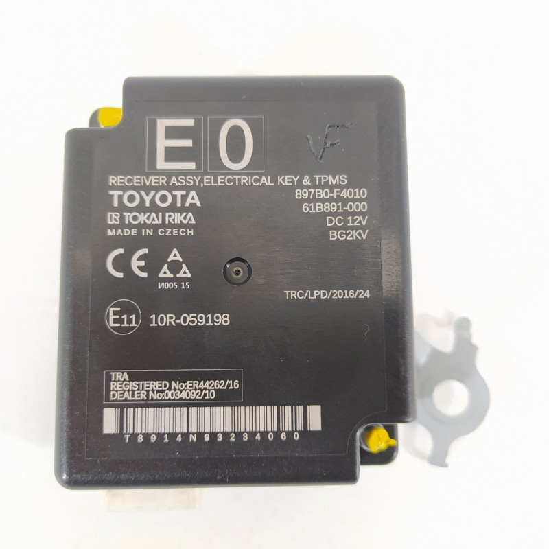Recambio de modulo electronico para toyota c-hr ax1t(eu,m)/zyx10(h)/zyx10l-ahxgbw(3a) referencia OEM IAM 897B0F4010 61B891000 