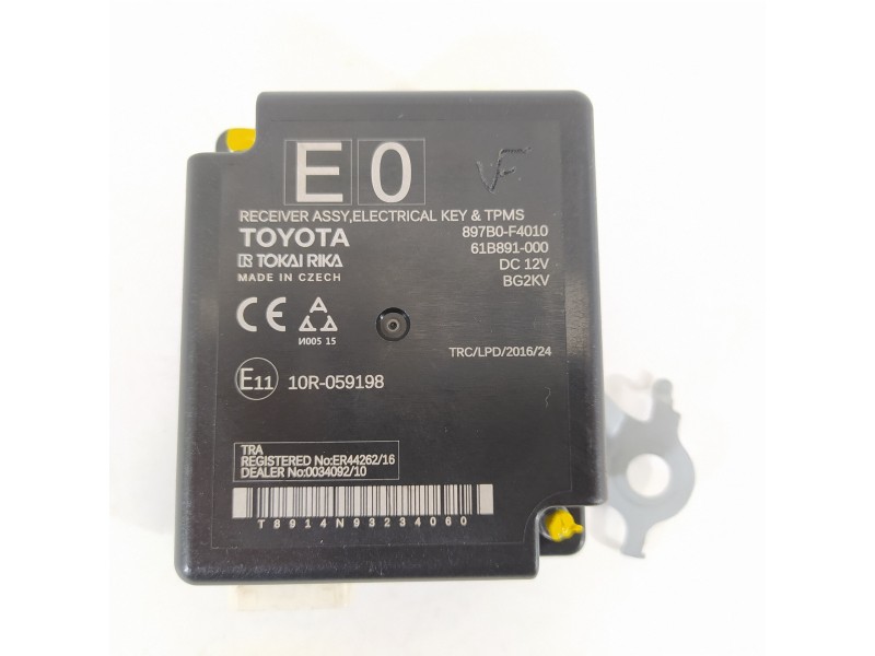 Recambio de modulo electronico para toyota c-hr ax1t(eu,m)/zyx10(h)/zyx10l-ahxgbw(3a) referencia OEM IAM 897B0F4010 61B891000 