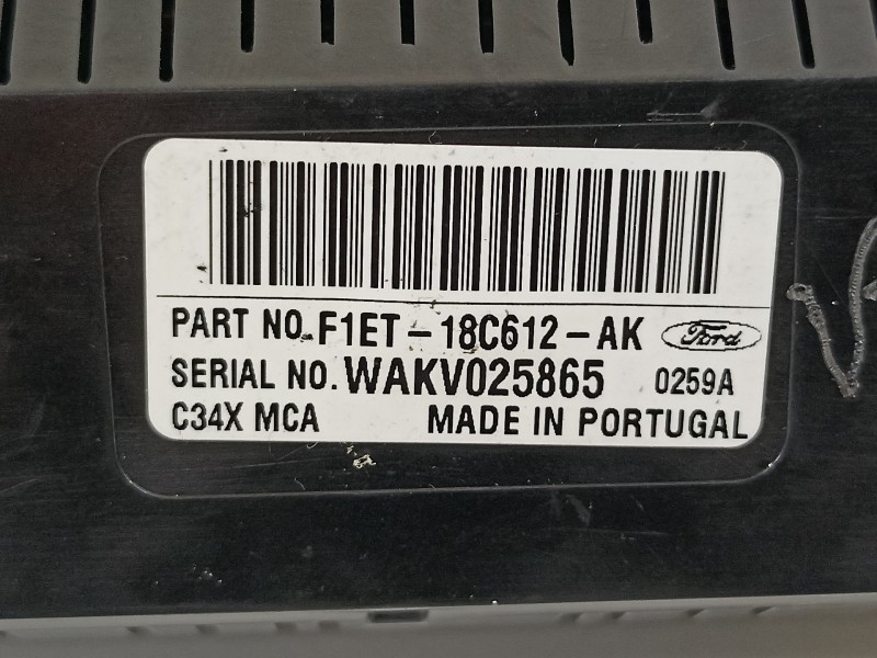 Recambio de mando climatizador para ford focus lim. titanium referencia OEM IAM F1ET18C612AK  