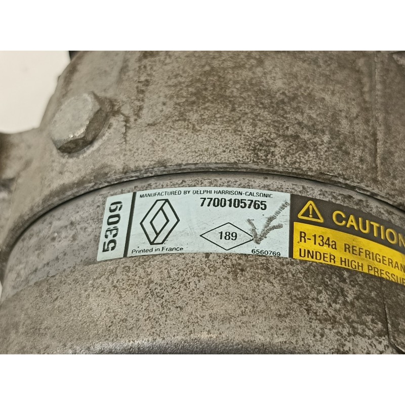 Recambio de compresor aire acondicionado para renault scenic (ja..) 1.9 dci authentique referencia OEM IAM 7700105765  