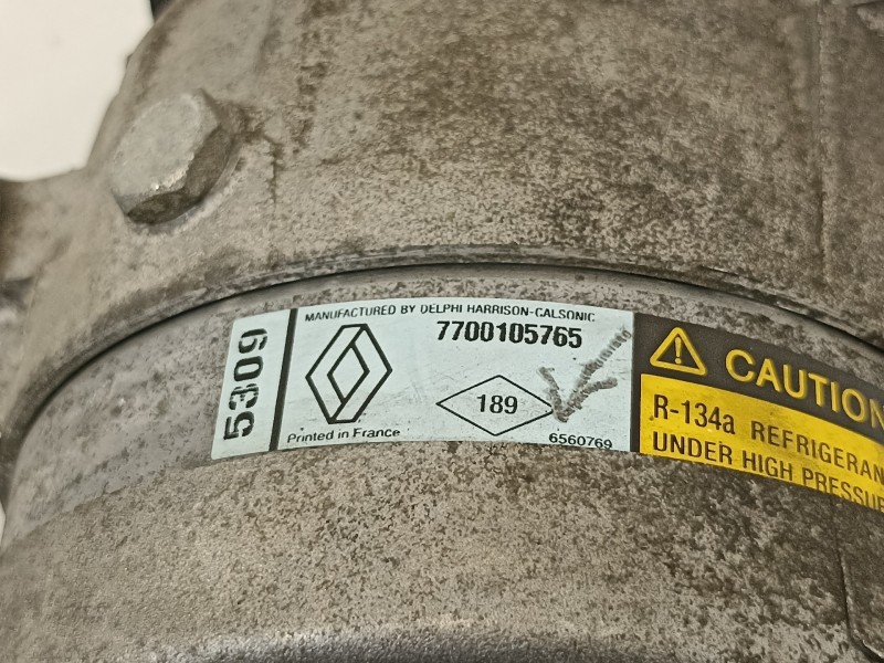 Recambio de compresor aire acondicionado para renault scenic (ja..) 1.9 dci authentique referencia OEM IAM 7700105765  