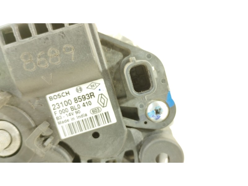 Recambio de alternador para renault captur intens referencia OEM IAM 231008593R F000BL0410 