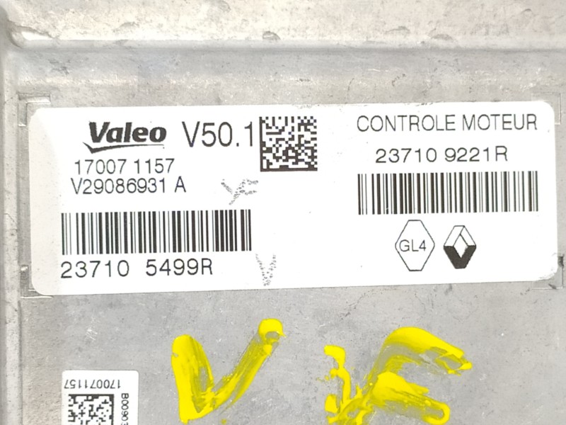 Recambio de centralita motor uce para renault captur intens referencia OEM IAM 237109221R 237105499R 