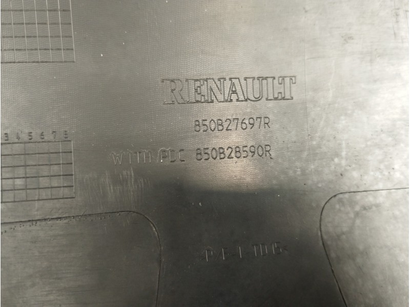 Recambio de paragolpes trasero para renault captur intens referencia OEM IAM 850B27697R  