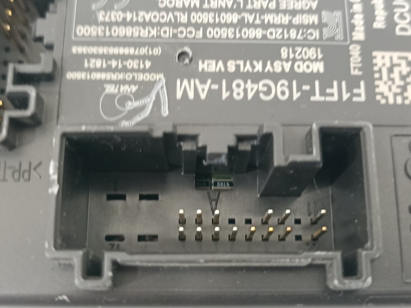 Recambio de modulo confort para ford focus lim. titanium referencia OEM IAM F1FT19G481AM  