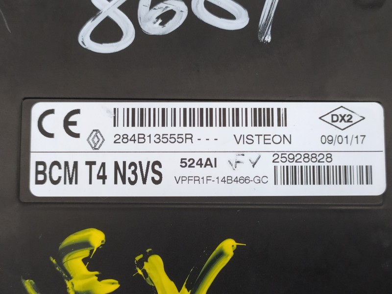 Recambio de modulo electronico para renault captur intens referencia OEM IAM 284B13555R 25928828 BCM