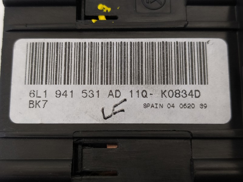 Recambio de mando luces para seat ibiza (6l1) cool referencia OEM IAM 6L1941531AD  