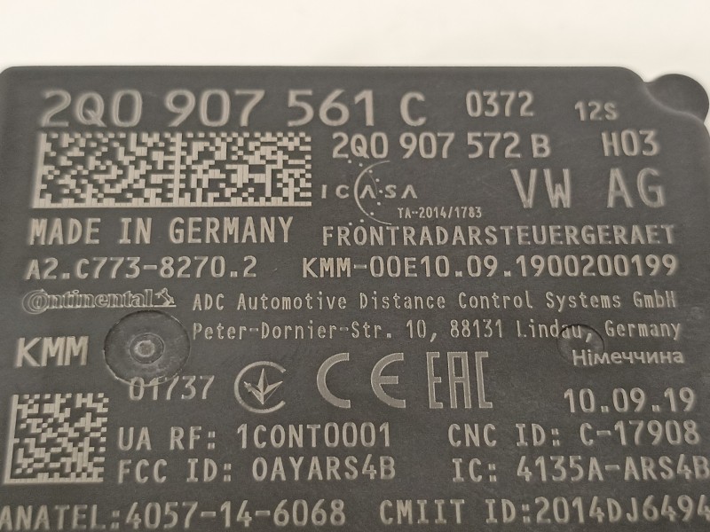 Recambio de modulo electronico para volkswagen t-roc advance referencia OEM IAM 2Q0907561C  