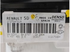 Recambio de mando calefaccion / aire acondicionado para renault captur intens referencia OEM IAM 272704701R 5R5841100  2