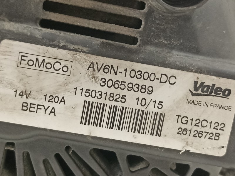 Recambio de alternador para ford focus lim. sport referencia OEM IAM AV6N10300DC  