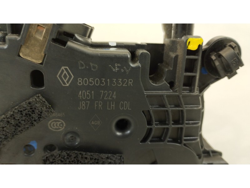 Recambio de cerradura puerta delantera derecha para renault captur adventure referencia OEM IAM 805022764R 40627224 