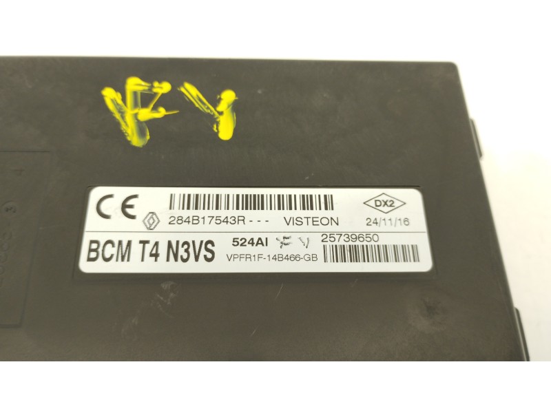 Recambio de modulo electronico para renault captur adventure referencia OEM IAM 284B17543R 25739650 