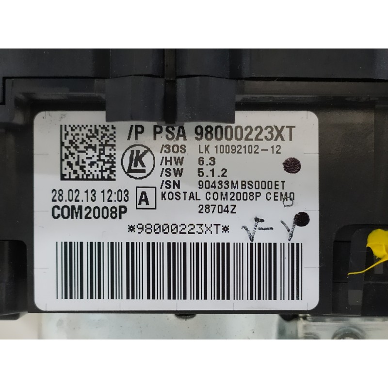 Recambio de mando luces para citroën c4 lim. 1.6 blue-hdi fap referencia OEM IAM 98000223XT COM2008P 