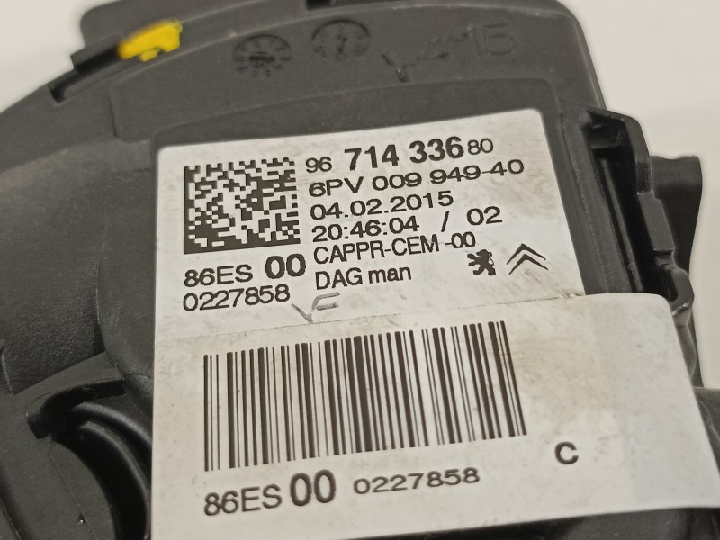 Recambio de potenciometro pedal para citroën c3 attraction referencia OEM IAM 9671433680  