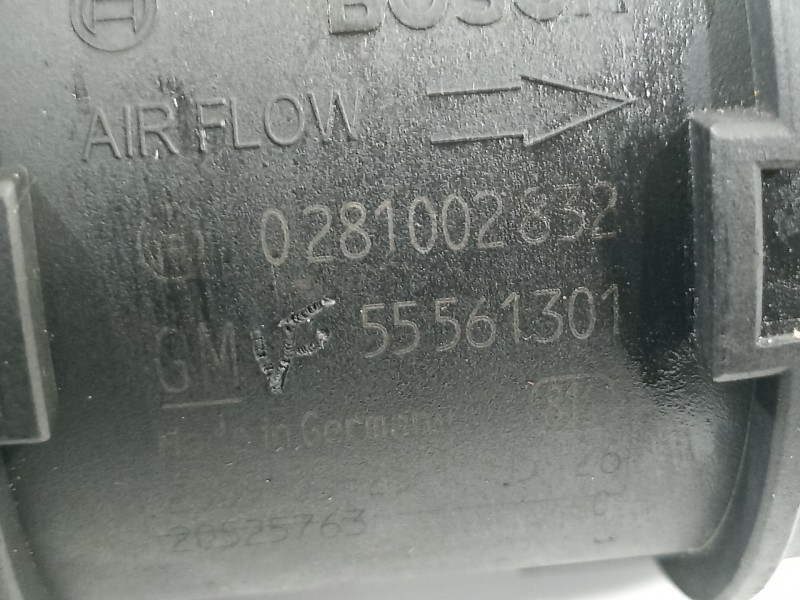 Recambio de caudalimetro para opel astra h ber. cosmo referencia OEM IAM 55561301  